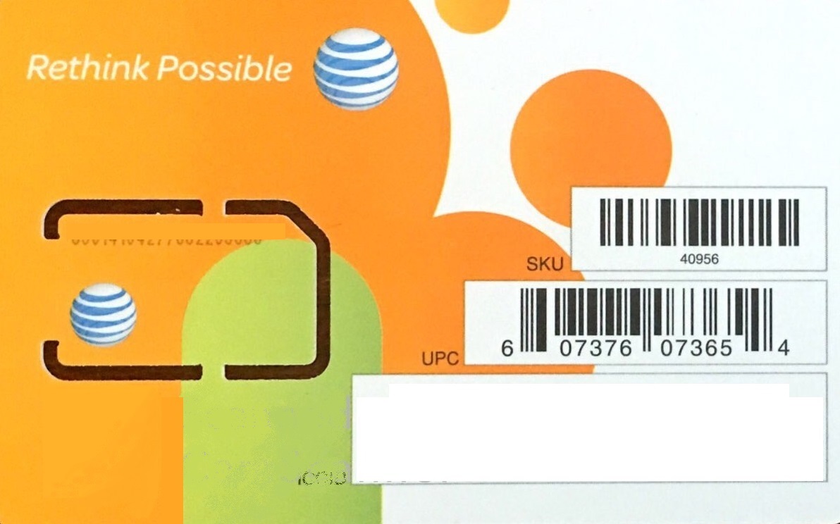 at&t sim card activation